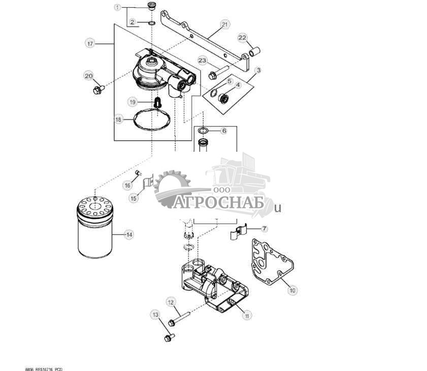 8856 Фильтр моторного масла 
